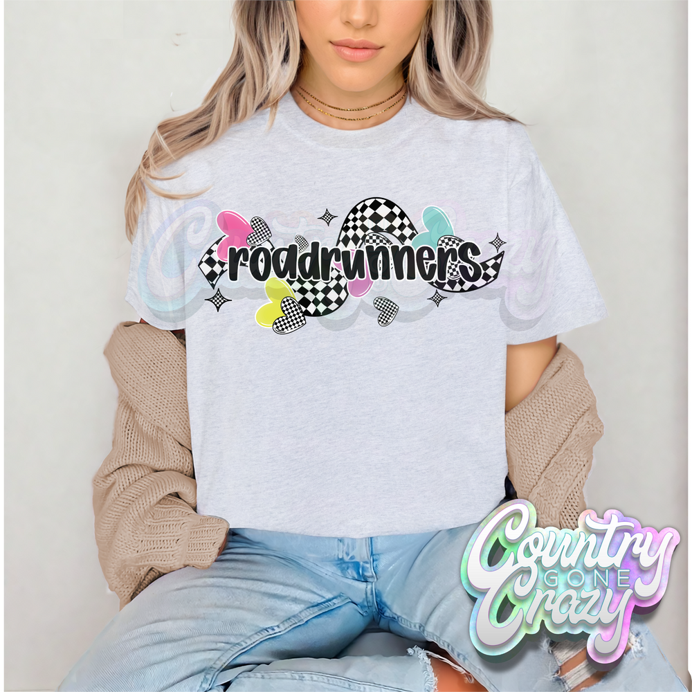 CHECKERED CRUSH • ROADRUNNERS • T-Shirt-Country Gone Crazy-Country Gone Crazy