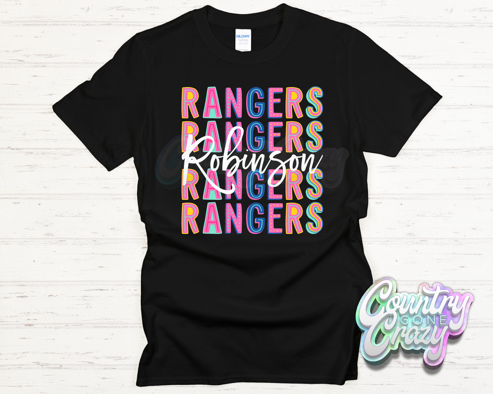 Robinson Rangers Fun Letters - T-Shirt-Country Gone Crazy-Country Gone Crazy