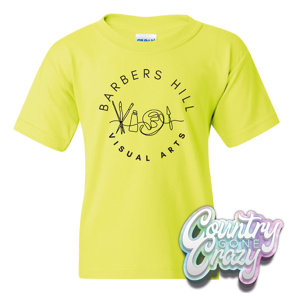 Barbers Hill Visual Arts T-Shirt // Design 1-Country Gone Crazy-Country Gone Crazy