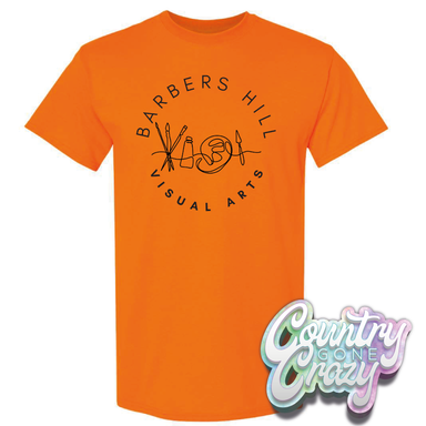 Barbers Hill Visual Arts T-Shirt // Design 1-Country Gone Crazy-Country Gone Crazy