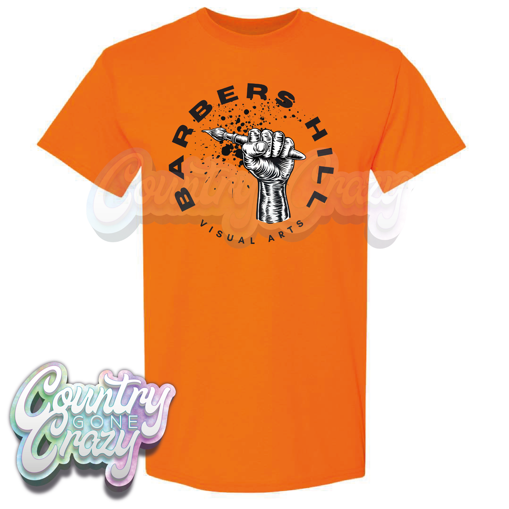 Barbers Hill Visual Arts T-Shirt // Design 2-Country Gone Crazy-Country Gone Crazy
