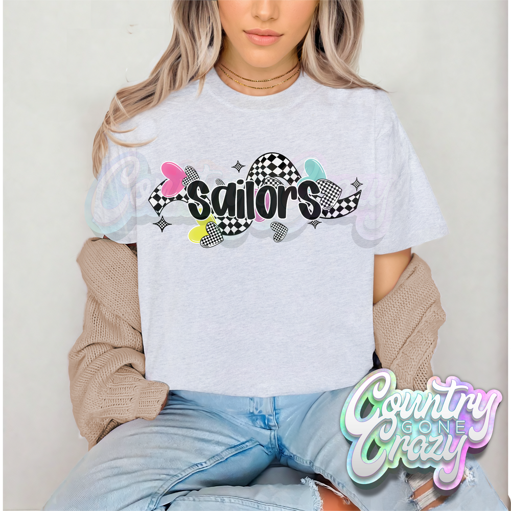 CHECKERED CRUSH • SAILORS • T-Shirt-Country Gone Crazy-Country Gone Crazy