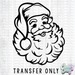 HT2846 • SANTA OUTLINE • PUFF TRANSFER-Country Gone Crazy-Country Gone Crazy