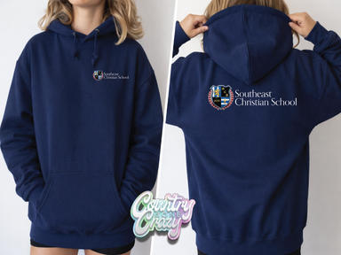 Southeast Christian School // Hoodie // Front & Back-Country Gone Crazy-Country Gone Crazy