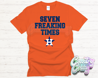Seven Freaking Times - T-Shirt-Country Gone Crazy-Country Gone Crazy