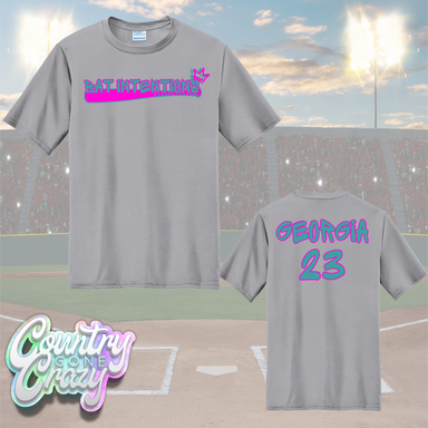 Bad Intentions Softball - Dri Fit Shirt-Port & Company-Country Gone Crazy