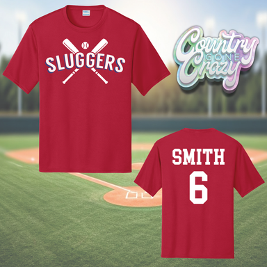 Sluggers - Baseball - Dri-Fit-Port & Company-Country Gone Crazy