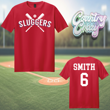Sluggers - Baseball - T-Shirt-Country Gone Crazy-Country Gone Crazy