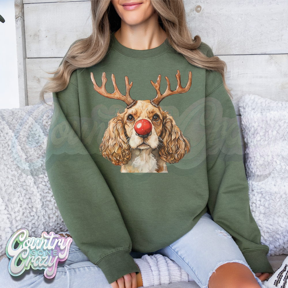 Cream Cocker Spaniel Reindeer-Country Gone Crazy-Country Gone Crazy