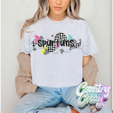 CHECKERED CRUSH • SPARTANS • T-Shirt-Country Gone Crazy-Country Gone Crazy