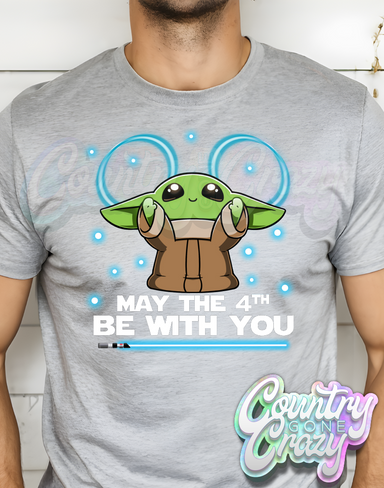 May The 4th Be With You Baby Yoda T-Shirt-Country Gone Crazy-Country Gone Crazy
