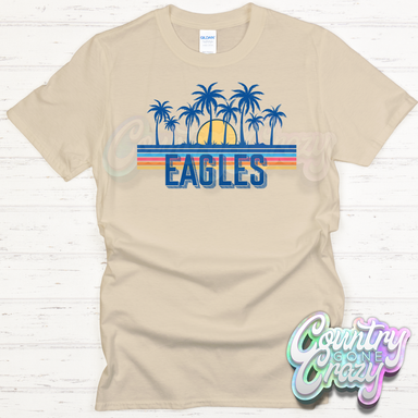 Sunset Eagles - Sand T-Shirt-Country Gone Crazy-Country Gone Crazy