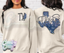 Texas / Bluebonnets Sweatshirt-Jerzees-Country Gone Crazy