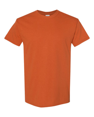Texas Orange - Adult Heavy Cotton T-Shirt-Gildan-Country Gone Crazy
