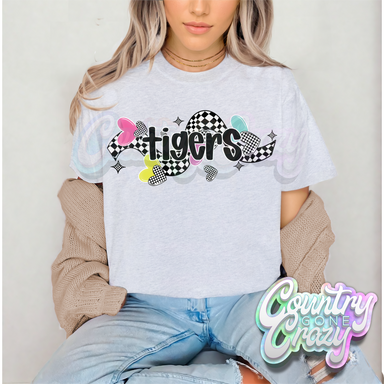 CHECKERED CRUSH • TIGERS • T-Shirt-Country Gone Crazy-Country Gone Crazy