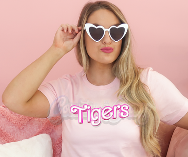 Tigers 💞 Barbie 💖 T-Shirt-Country Gone Crazy-Country Gone Crazy