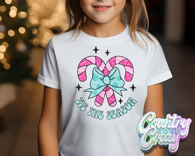 Tis The Season (Pink Candy Canes) - T-Shirt-Country Gone Crazy-Country Gone Crazy