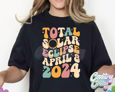 Total Solar Eclipse 2024 - T-Shirt-Country Gone Crazy-Country Gone Crazy