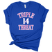 Triple Threat - Bella Canvas Royal T-Shirt-Country Gone Crazy-Country Gone Crazy