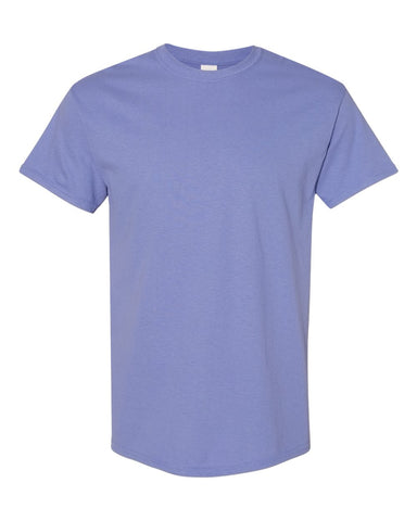 Violet - Adult Heavy Cotton T-Shirt-Gildan-Country Gone Crazy