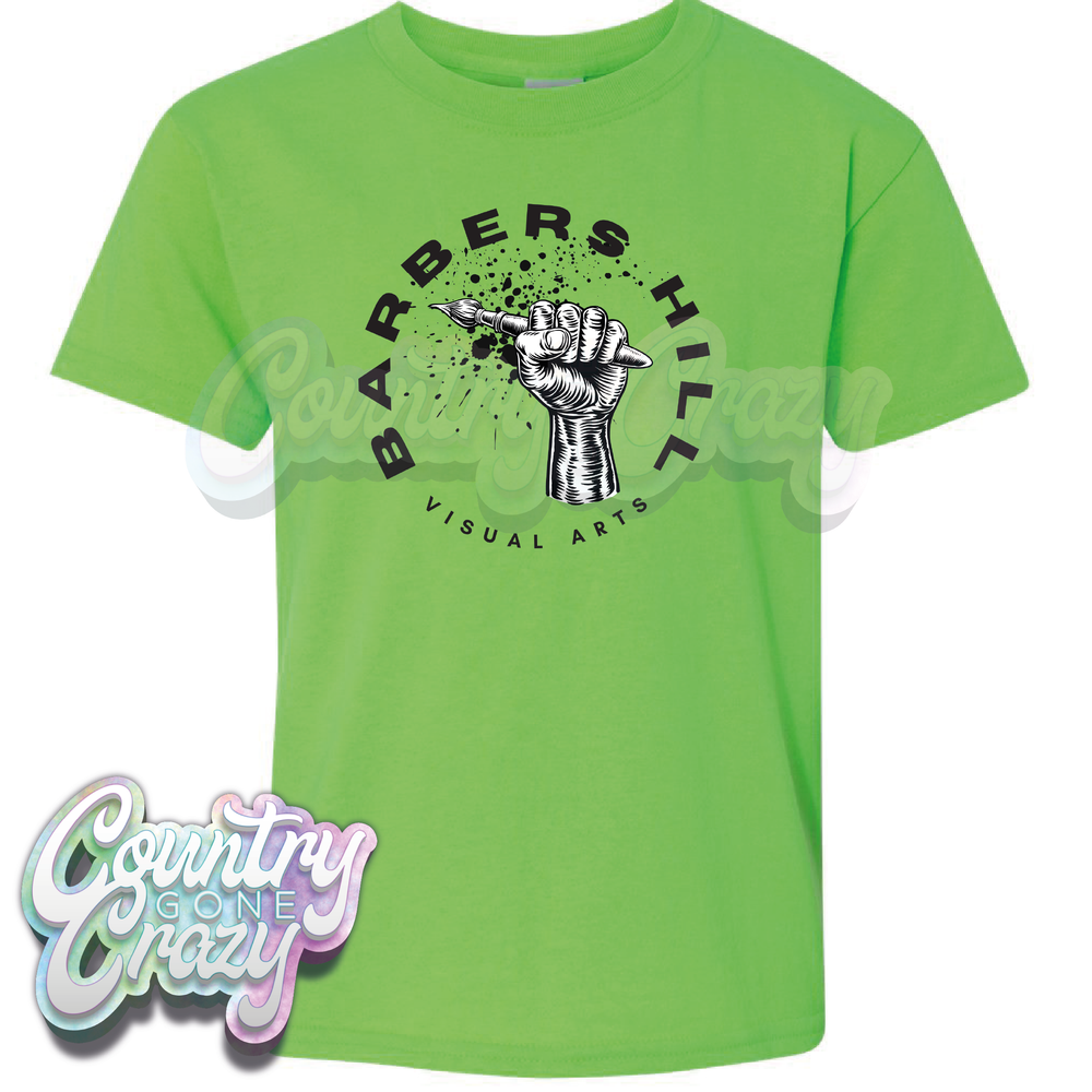Barbers Hill Visual Arts T-Shirt // Design 2-Country Gone Crazy-Country Gone Crazy