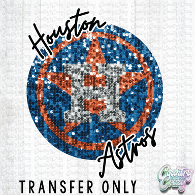 HT2671 • ASTROS SEQUIN-Country Gone Crazy-Country Gone Crazy