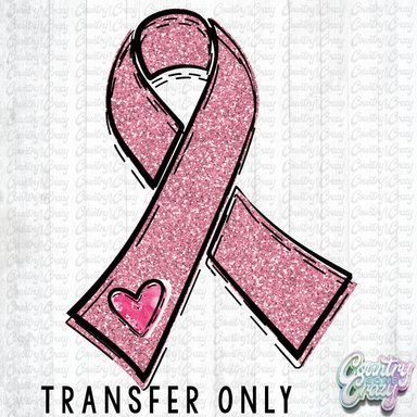 HT850 • Breast Cancer Ribbon-Country Gone Crazy-Country Gone Crazy