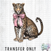HT5168 • LEOPARD WITH PINK BOW-Country Gone Crazy-Country Gone Crazy