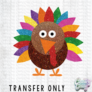 HT2734 • GLITTER TURKEY-Country Gone Crazy-Country Gone Crazy