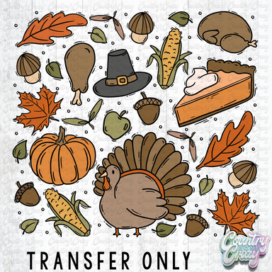 HT2739 • THANKSGIVING COLLAGE-Country Gone Crazy-Country Gone Crazy