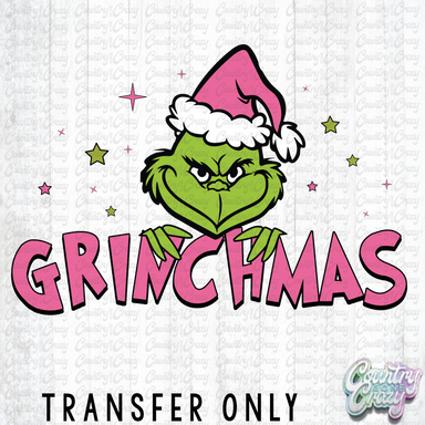 HT2750 • PINK GRINCHMAS-Country Gone Crazy-Country Gone Crazy