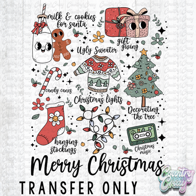 HT2791 • MERRY CHRISTMAS COLLAGE-Country Gone Crazy-Country Gone Crazy