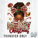 HT2827 • MERRY CHRISTMAS BUN LADY - DARK-Country Gone Crazy-Country Gone Crazy