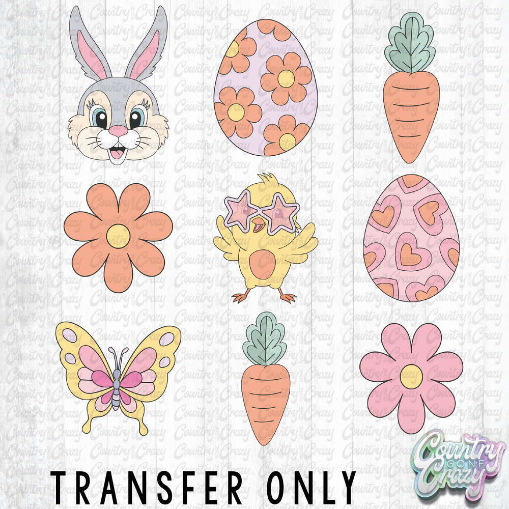 HT3174 • EASTER COLLAGE-Country Gone Crazy-Country Gone Crazy