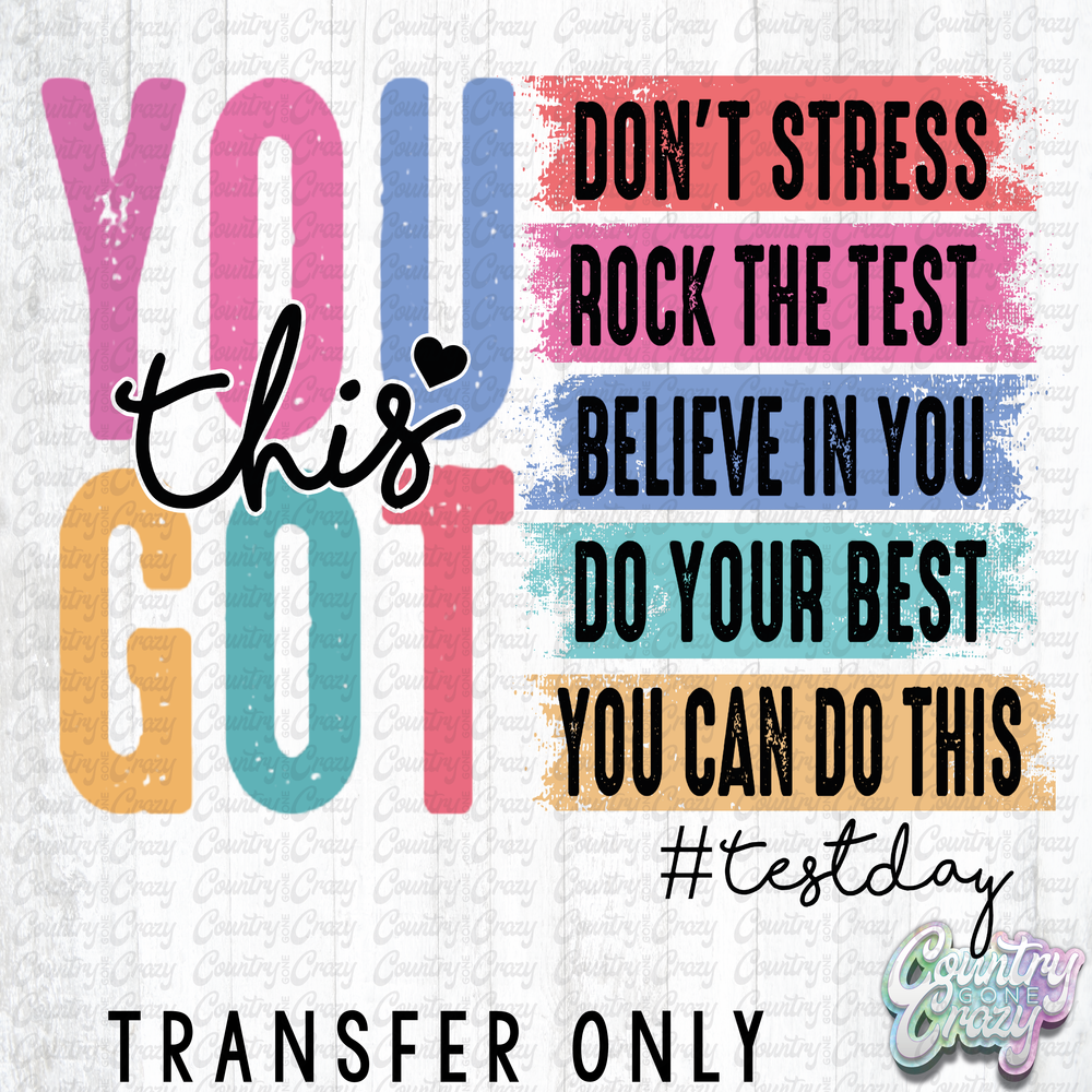 HT4253 • YOU GOT THIS-Country Gone Crazy-Country Gone Crazy