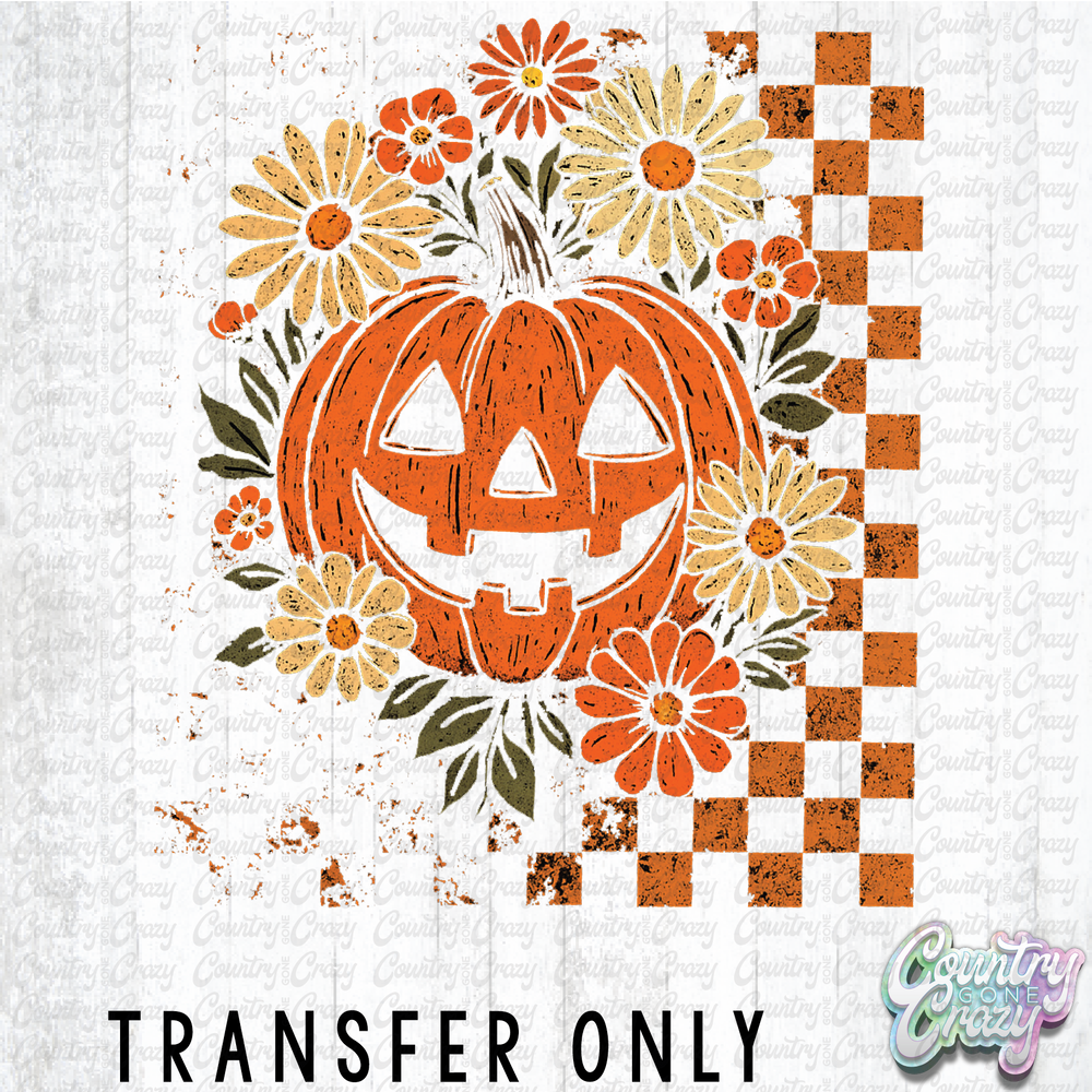 HT4556 • FLORAL PUMPKIN-Country Gone Crazy-Country Gone Crazy