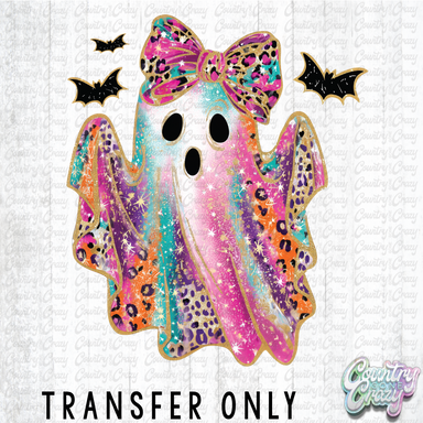 HT4558 • COLORFUL GLITTER GHOST-Country Gone Crazy-Country Gone Crazy