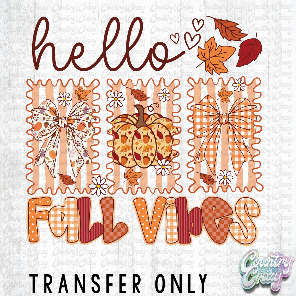 HT4561 • HELLO FALL VIBES-Country Gone Crazy-Country Gone Crazy