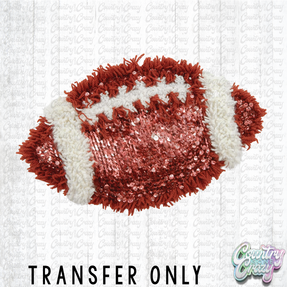 HT4623 • FOOTBALL FAUX YARN-Country Gone Crazy-Country Gone Crazy