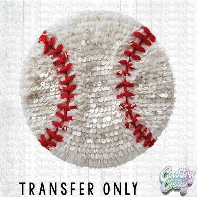 HT4646 • BASEBALL FAUX YARN-Country Gone Crazy-Country Gone Crazy