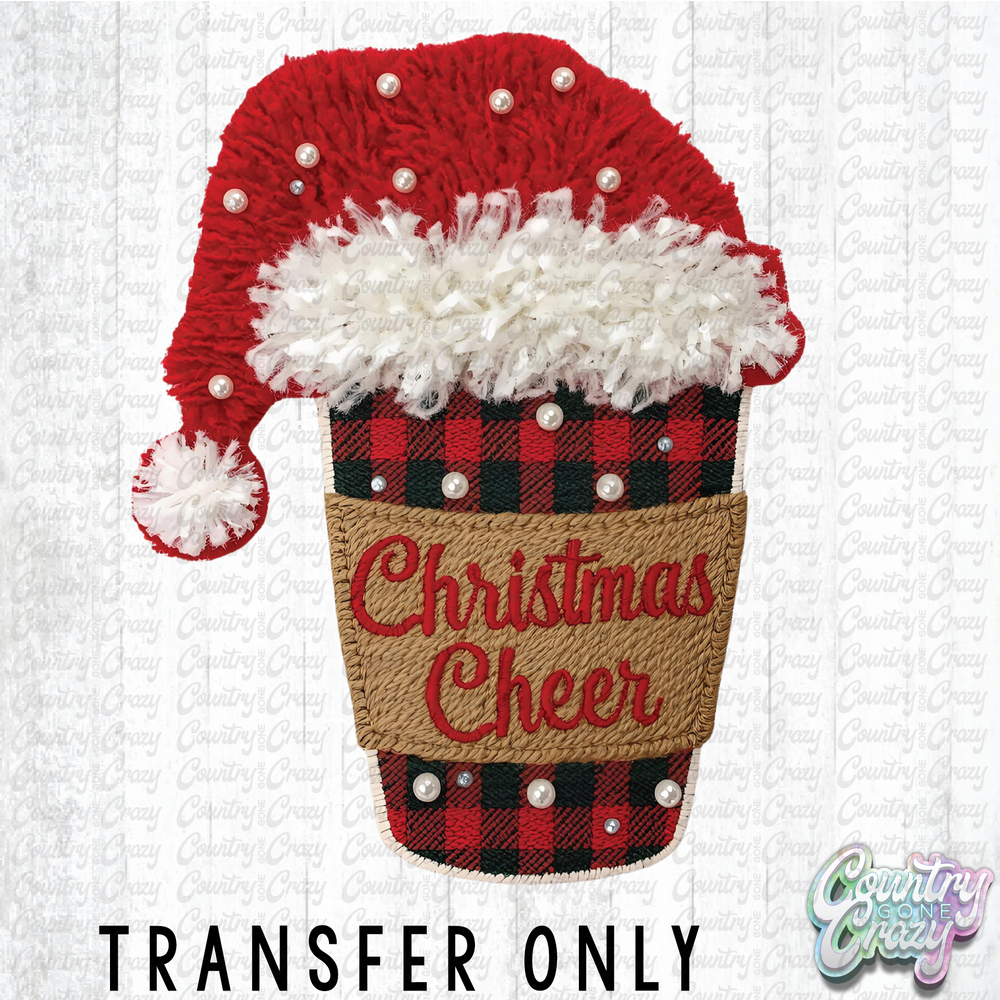 HT4655 • CHRISTMAS CHEER COFFEE FAUX YARN-Country Gone Crazy-Country Gone Crazy