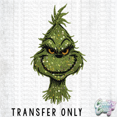 HT4659 • CHRISTMAS YARN GRINCH-Country Gone Crazy-Country Gone Crazy