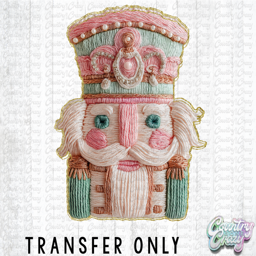 HT4663 • French Knot Nutcracker-Country Gone Crazy-Country Gone Crazy