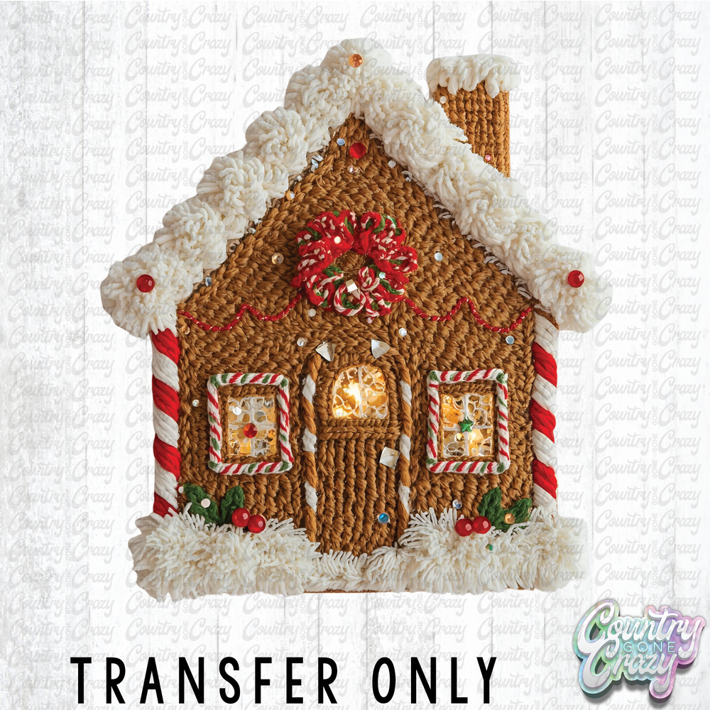 HT4669 • GINGERBREAD HOUSE FAUX YARN-Country Gone Crazy-Country Gone Crazy