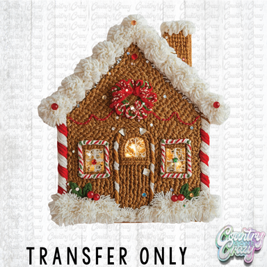 HT4669 • GINGERBREAD HOUSE FAUX YARN-Country Gone Crazy-Country Gone Crazy