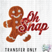 HT4672 • OH SNAP GINGERBREAD FAUX YARN SEQUINS-Country Gone Crazy-Country Gone Crazy