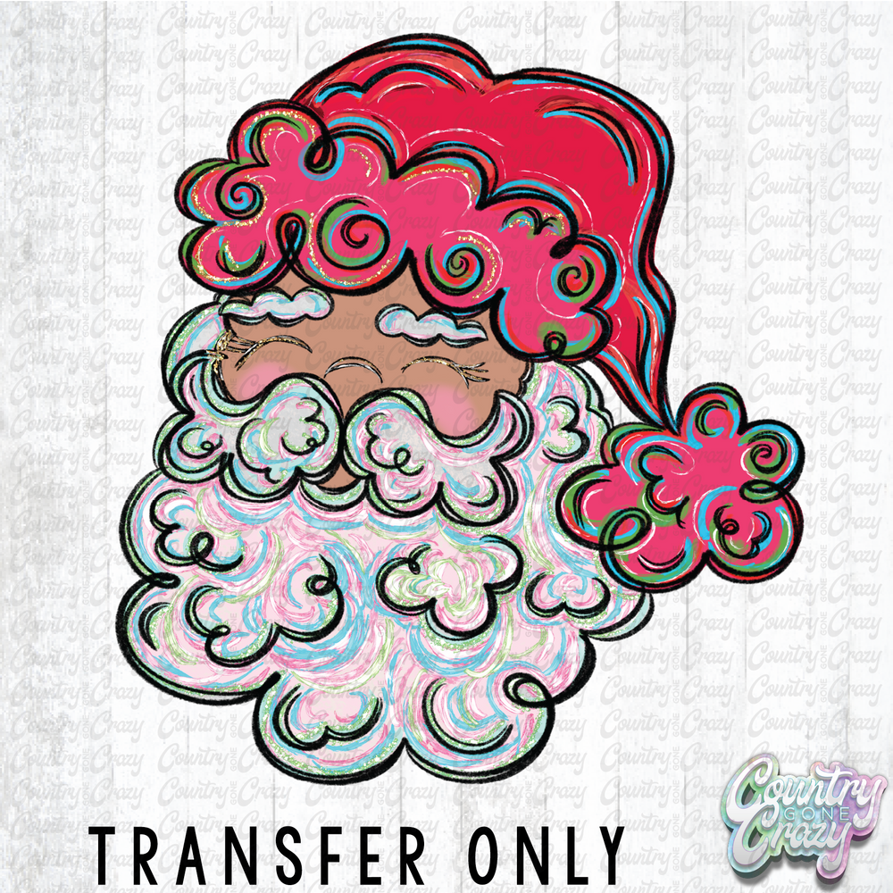 HT4674 • PAINTED SANTA-Country Gone Crazy-Country Gone Crazy