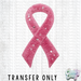 HT4690 • PINK CANCER RIBBON FAUX YARN-Country Gone Crazy-Country Gone Crazy