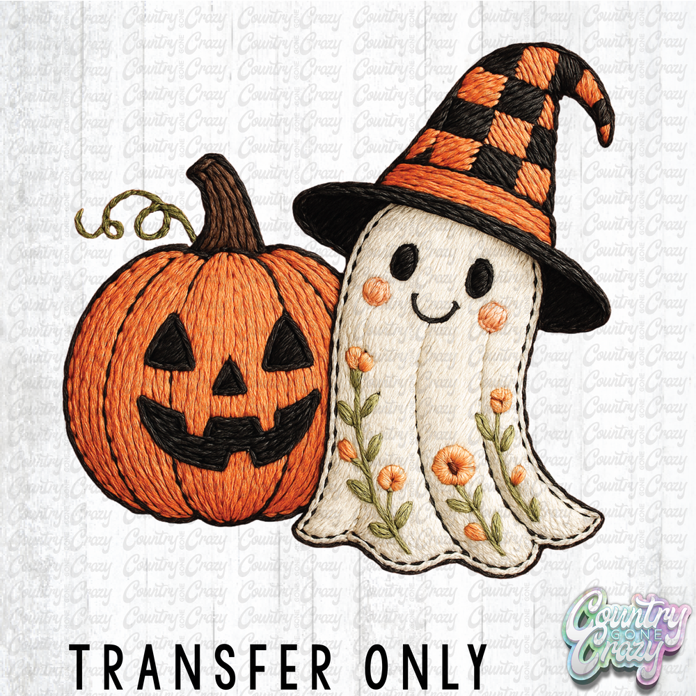 HT4691 • PUMPKIN AND PHOST KNITTED-Country Gone Crazy-Country Gone Crazy