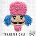 HT4700 • NUTCRACKER PINK BLUE PEARLS-Country Gone Crazy-Country Gone Crazy